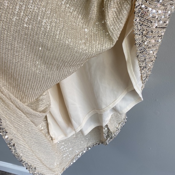 NWT Cinderella Platinum Sequin Dress Size XL - Picture 13 of 16